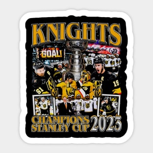 Vegas 2023 Stanley Cup Champions Sticker